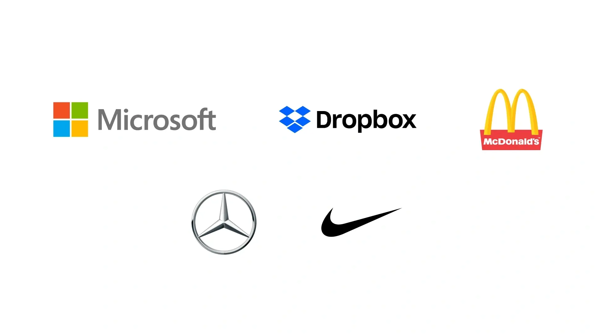 Logos - Apple, Microsoft, Google