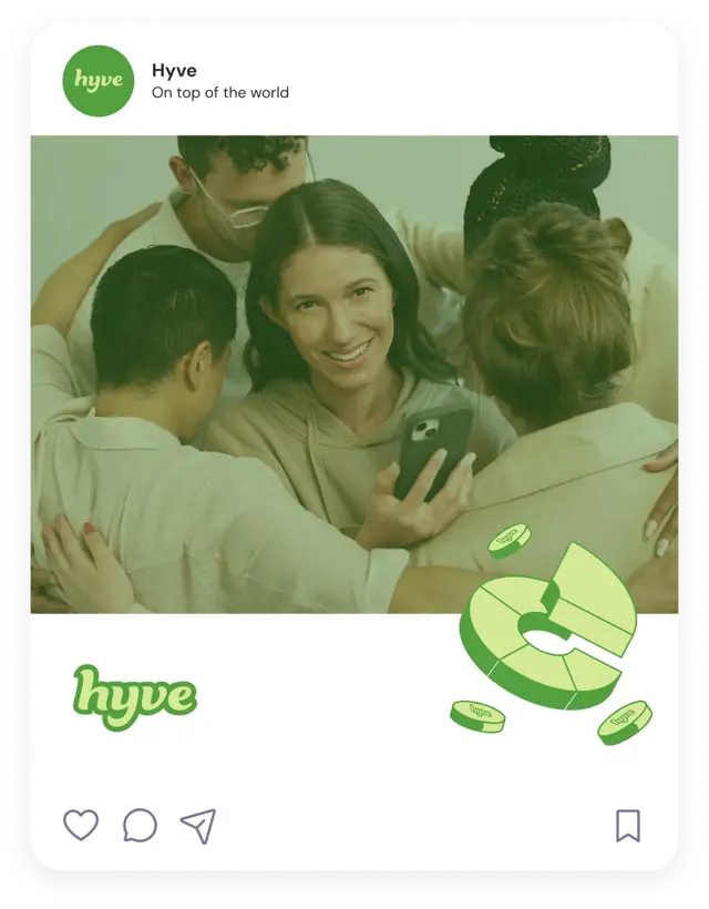 Social media post for Hyve