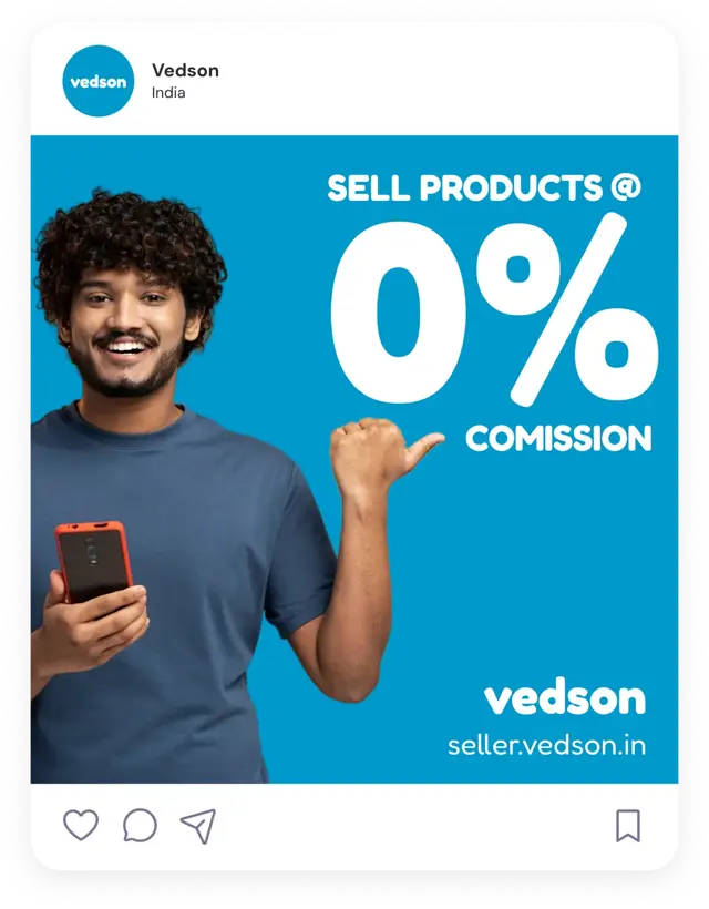 Social media post for Vedson