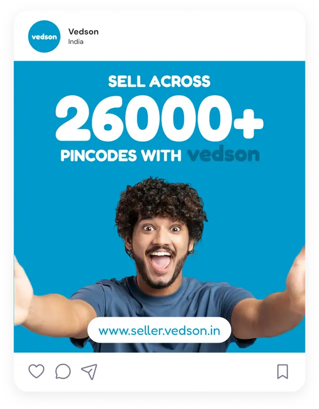 Social media post for Vedson