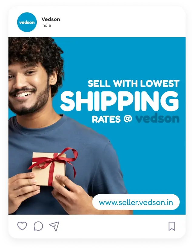 Social media post for Vedson