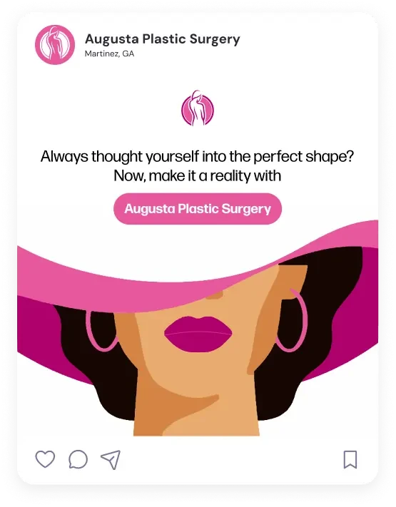 Social media post for AugustaPlasticSurgery