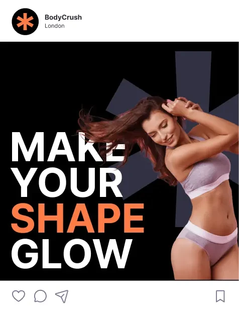 Social media post for Body-Crush