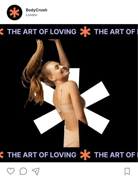 Social media post for Body-Crush