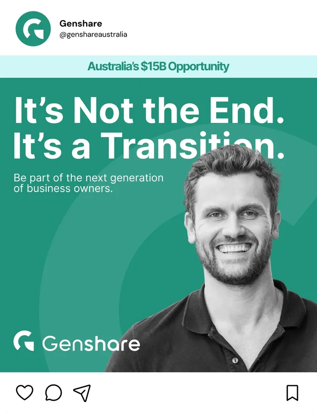 Social media post for Genshare