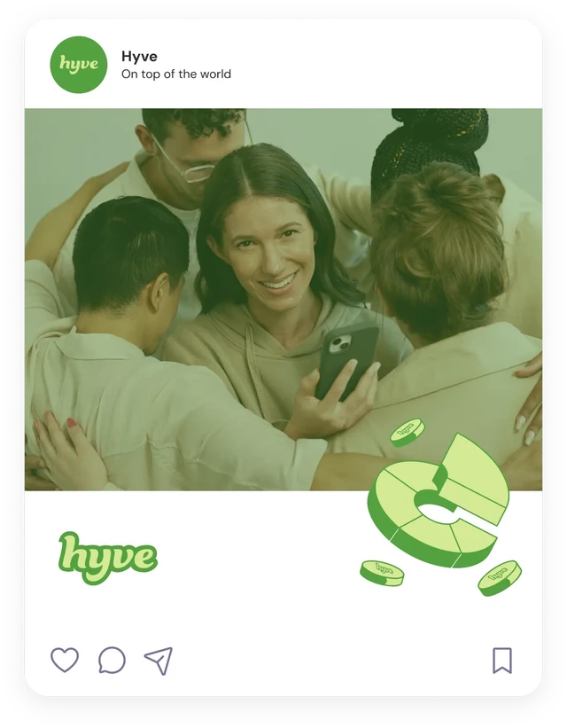 Social media post for Hyve