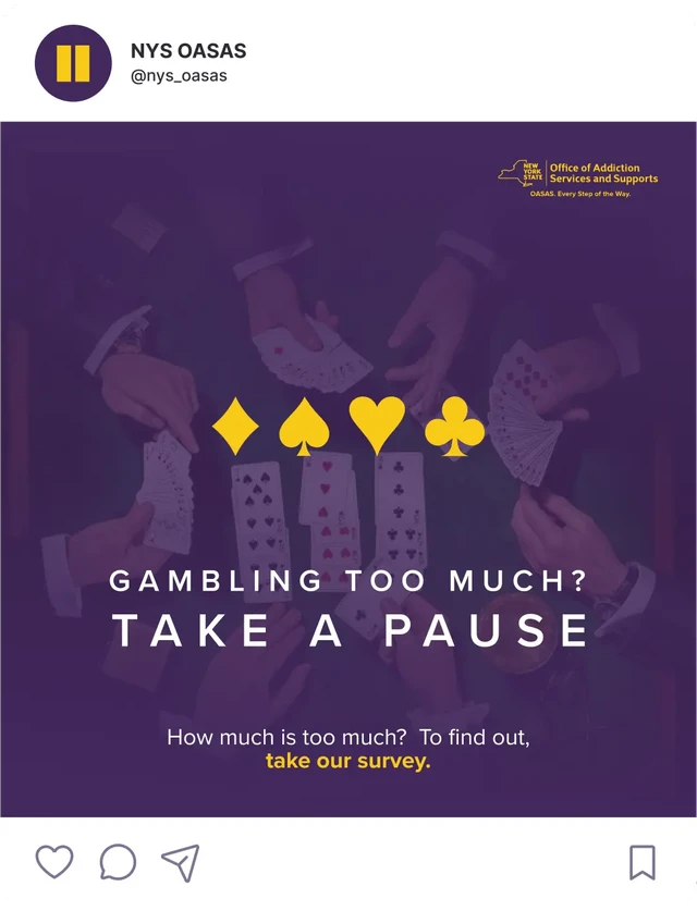 Social media post for NYS-OASAS