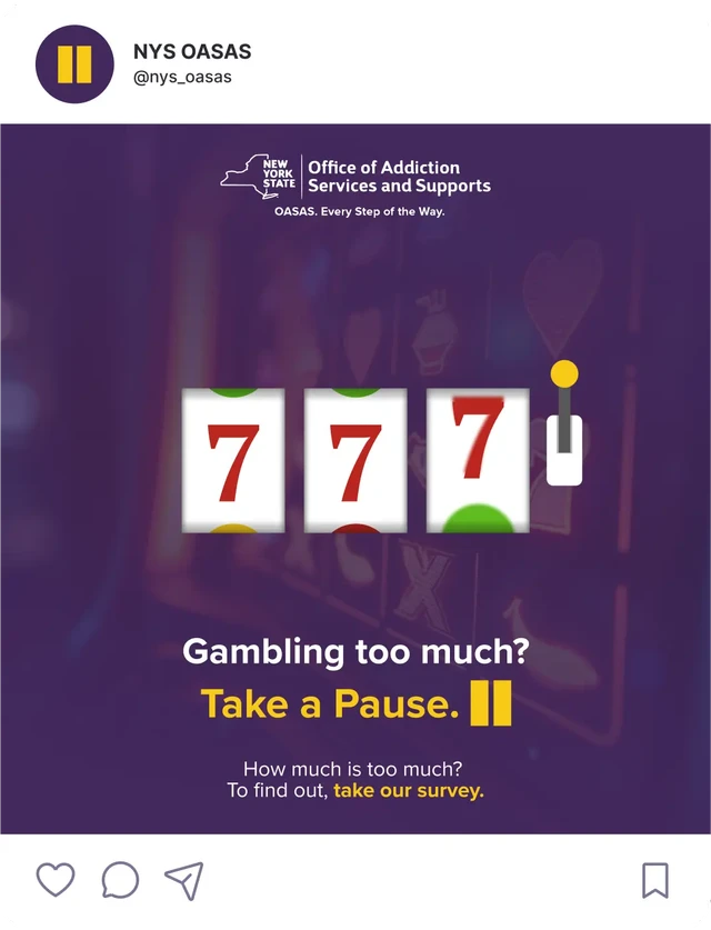 Social media post for NYS-OASAS