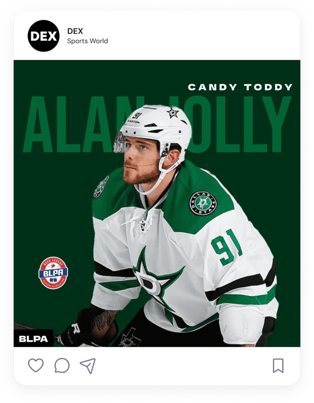 Social media post for Sports