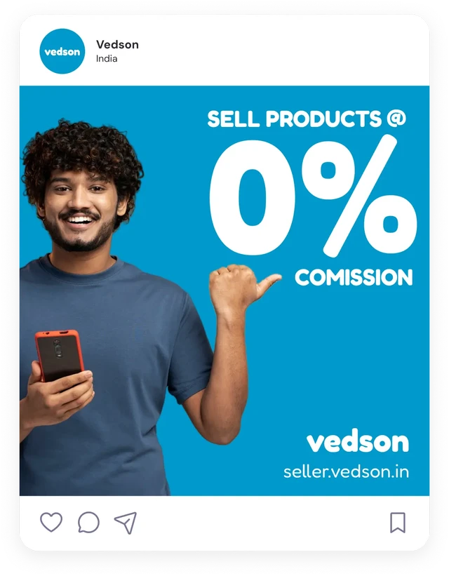 Social media post for Vedson