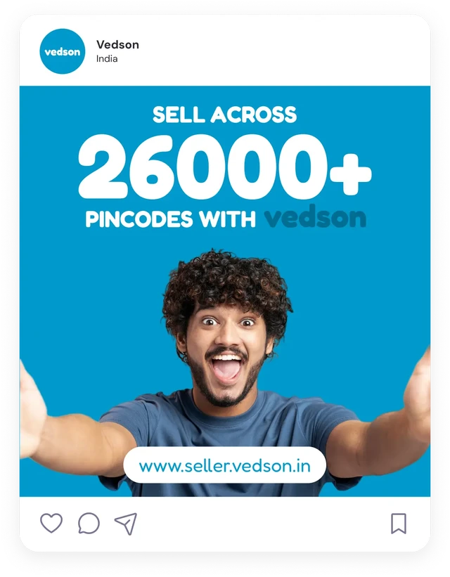 Social media post for Vedson