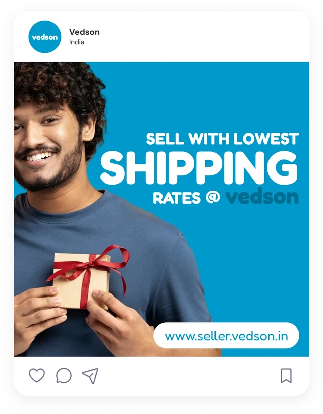 Social media post for Vedson